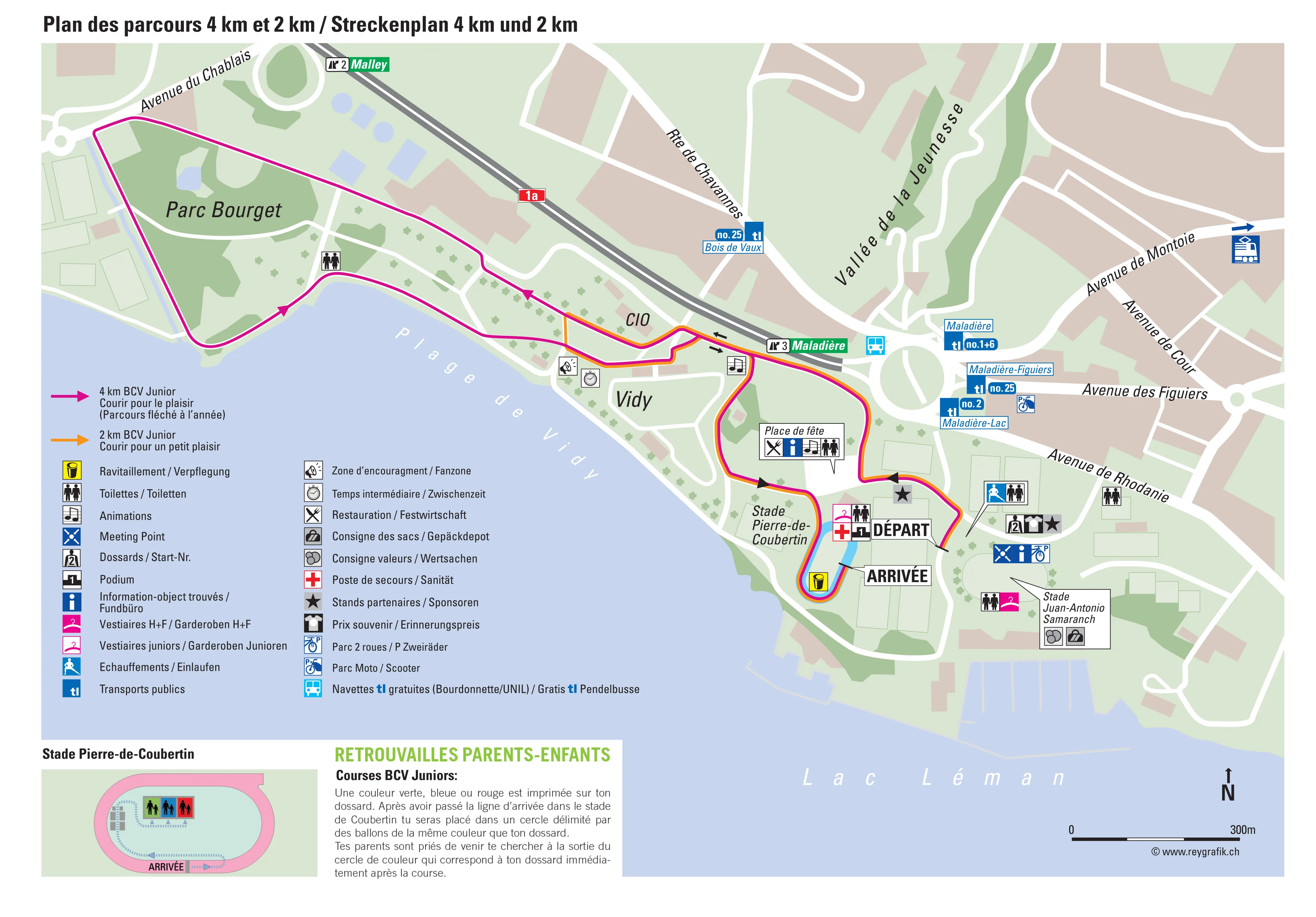 Parcours courir pour le plaisir 2 KM et 4 KM Parcours courir pour le plaisir 2 KM et 4 KM